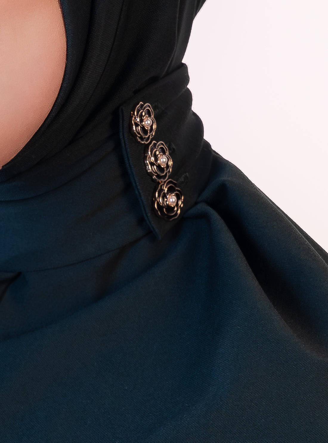 The Collar Hijab- Émeraude Douce