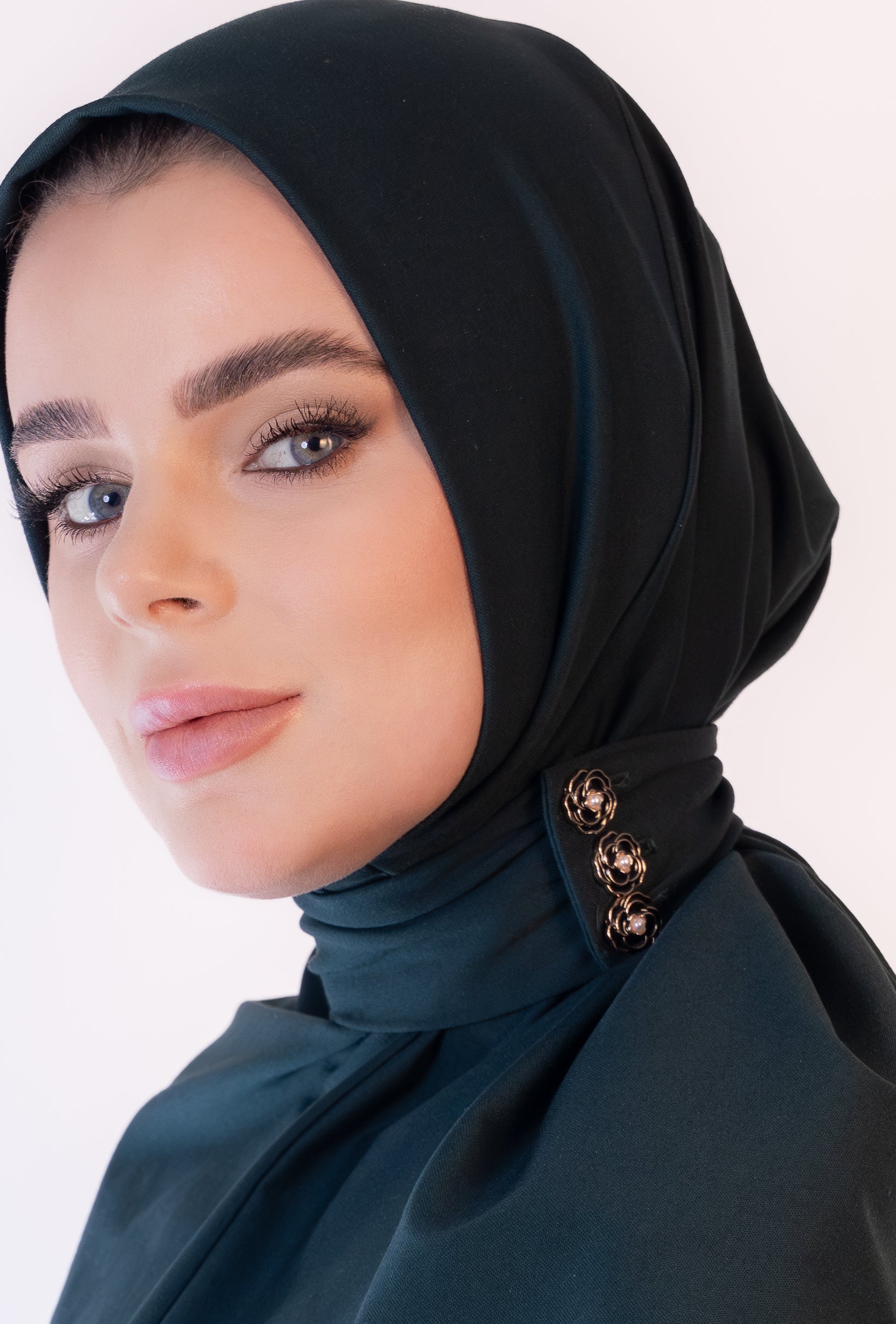 The Collar Hijab- Émeraude Douce