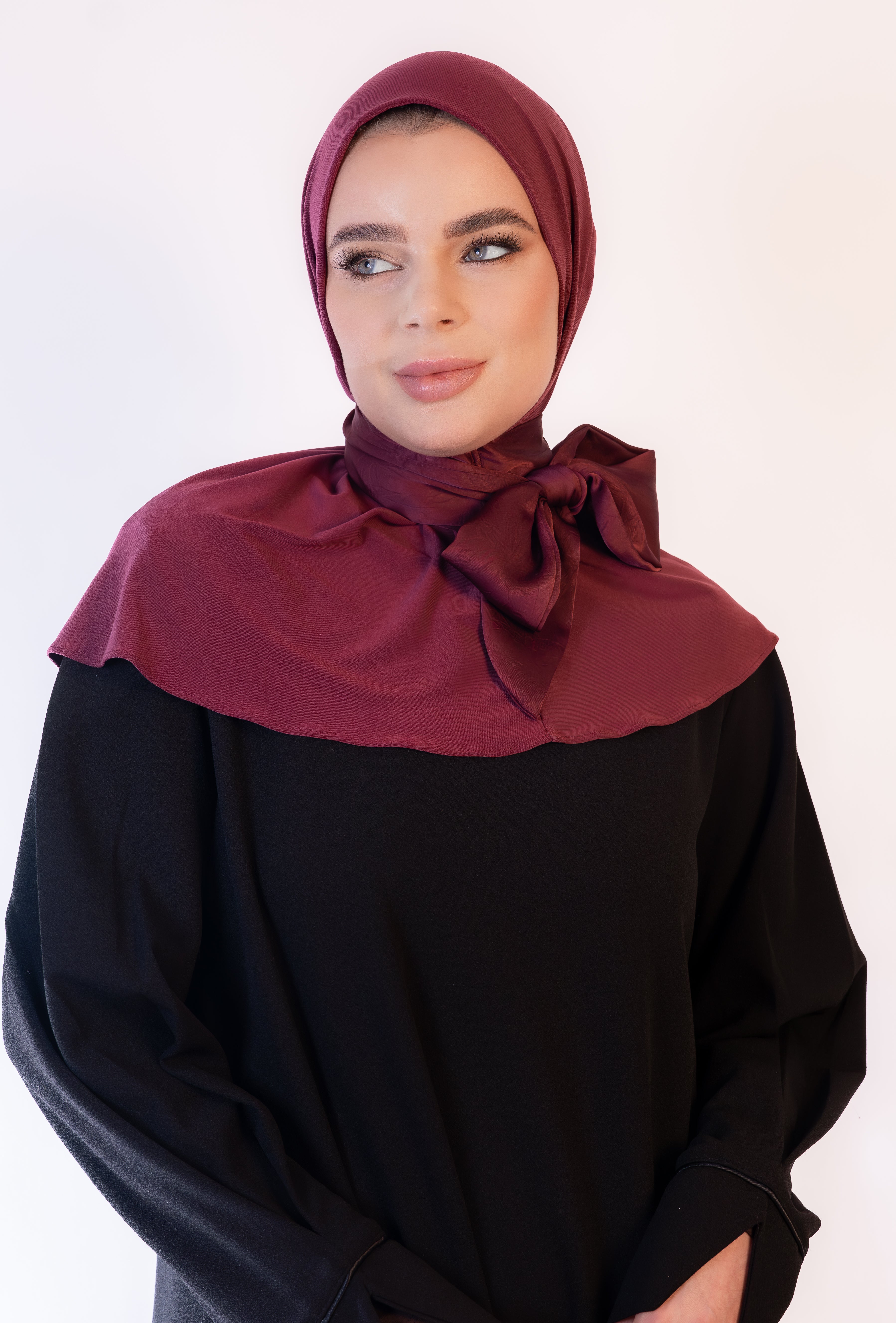 The Bow Hijab- Orchid Rouge