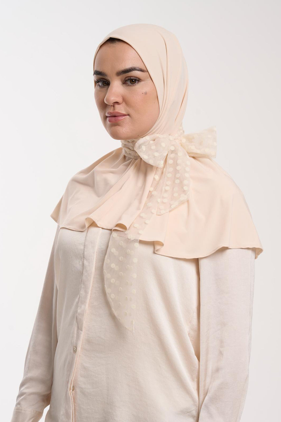 The Bow Hijab - Ivory Souffle