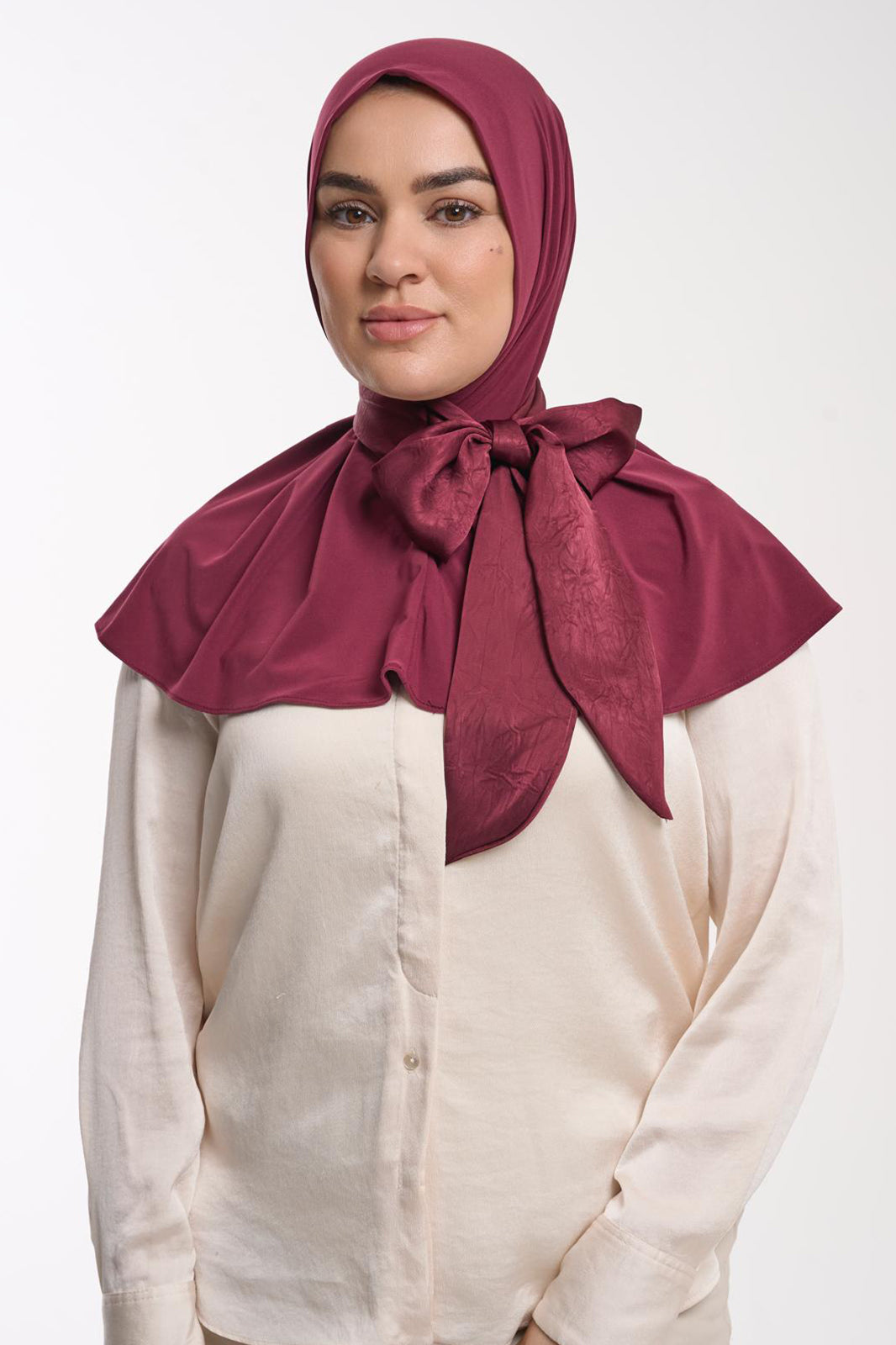 The Bow Hijab - Orchid Rouge