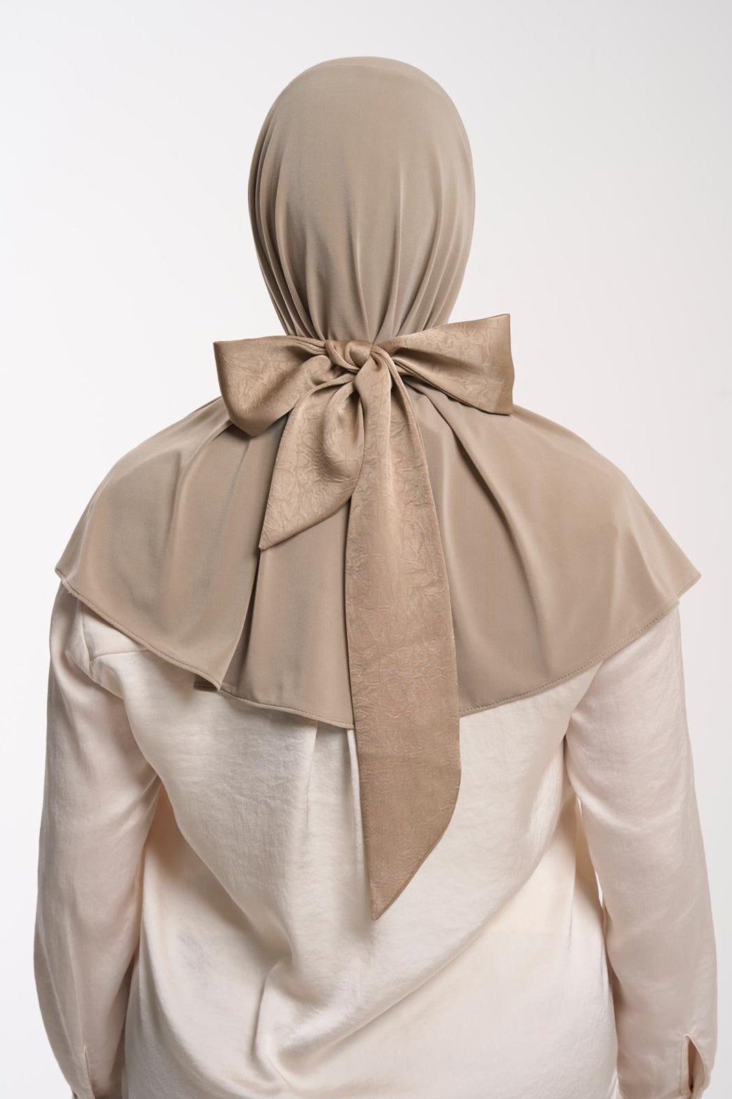 The Bow Hijab - Soft Taupe