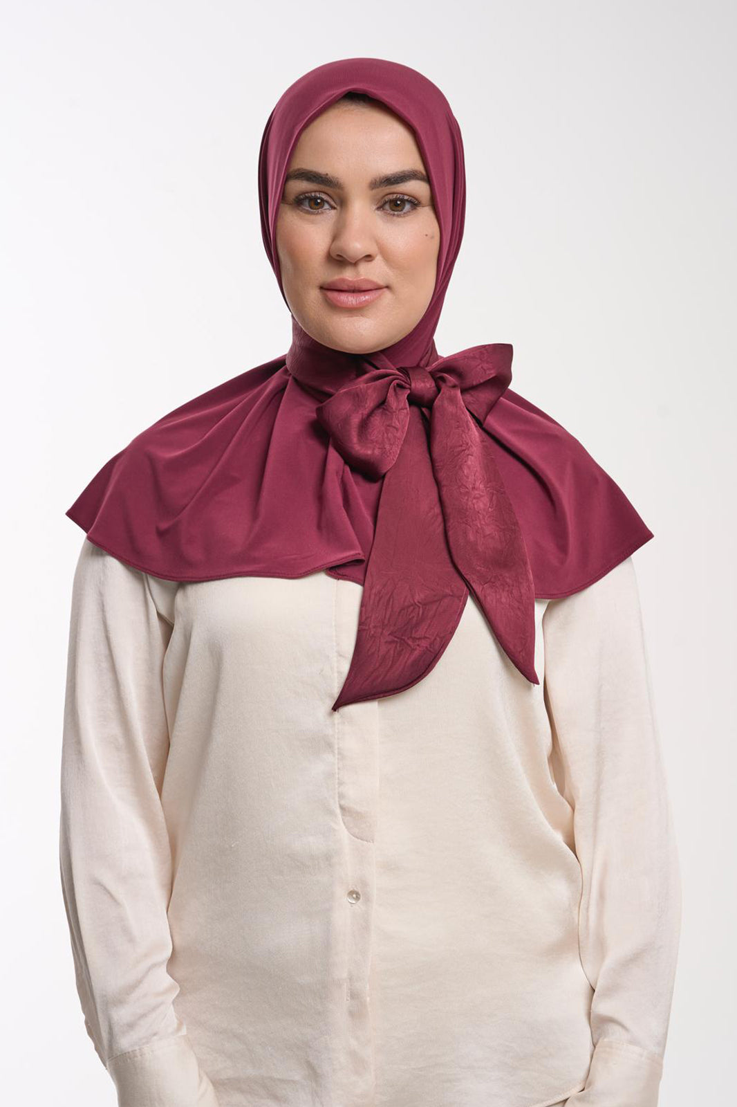 The Bow Hijab - Orchid Rouge