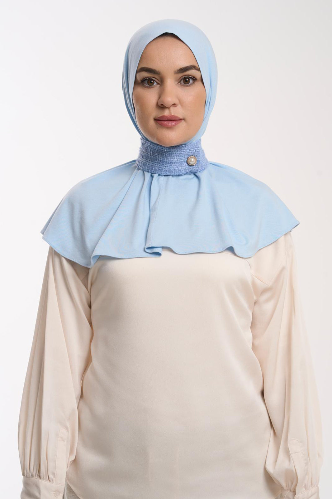 The Collar Hijab - Blue Sorbet