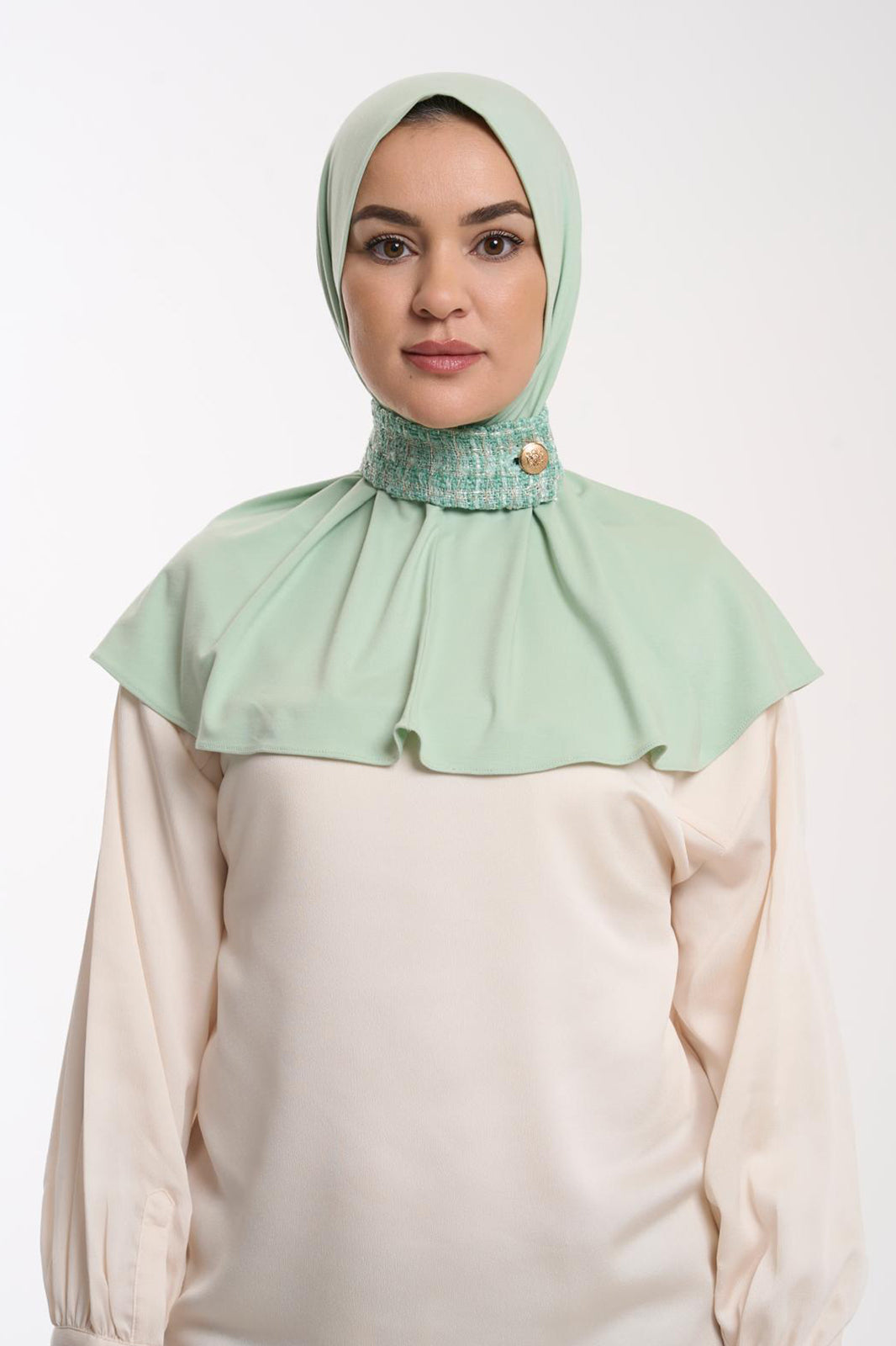 The Collar Hijab - Pistachio Glace