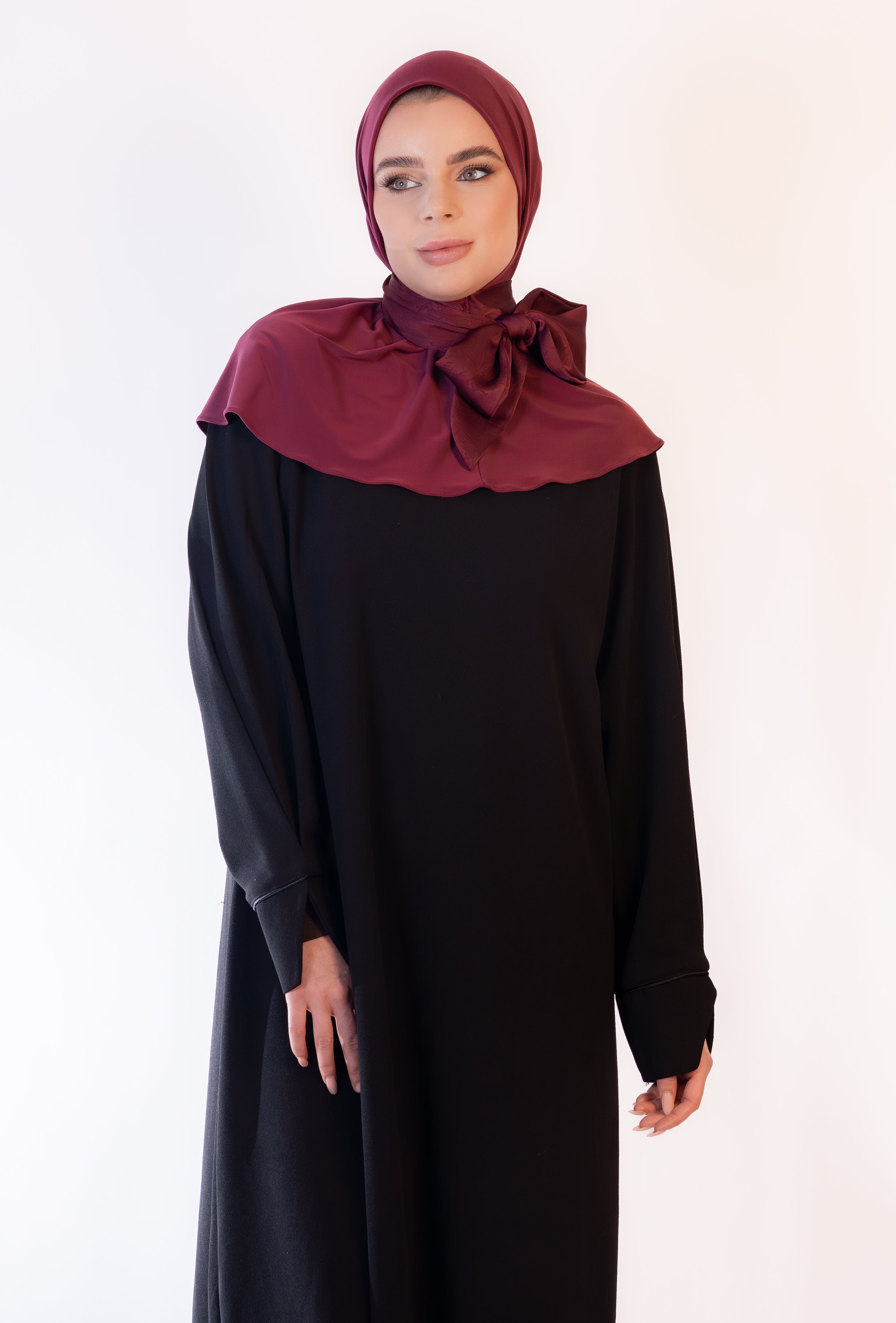 The Bow Hijab- Orchid Rouge