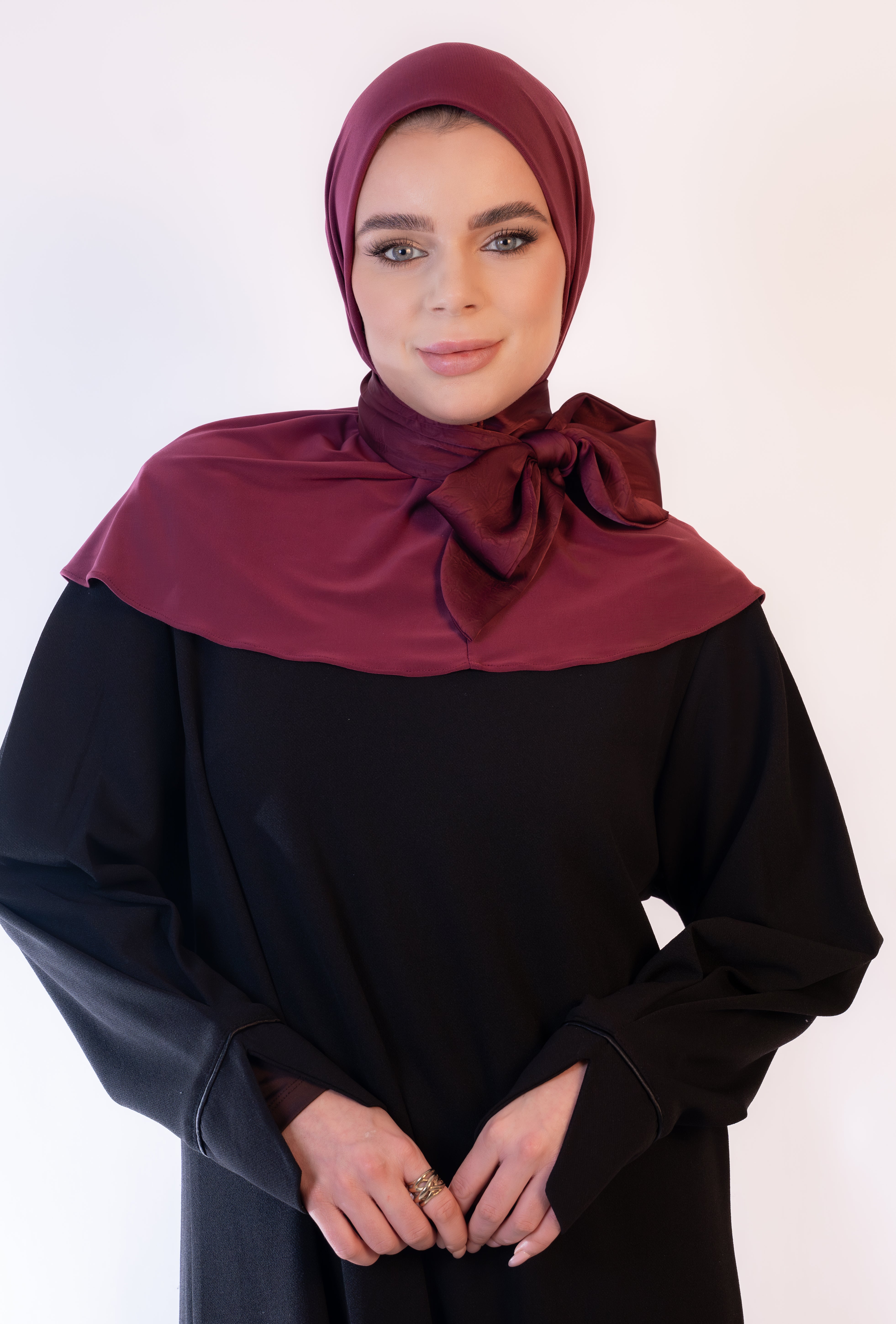 The Bow Hijab- Orchid Rouge