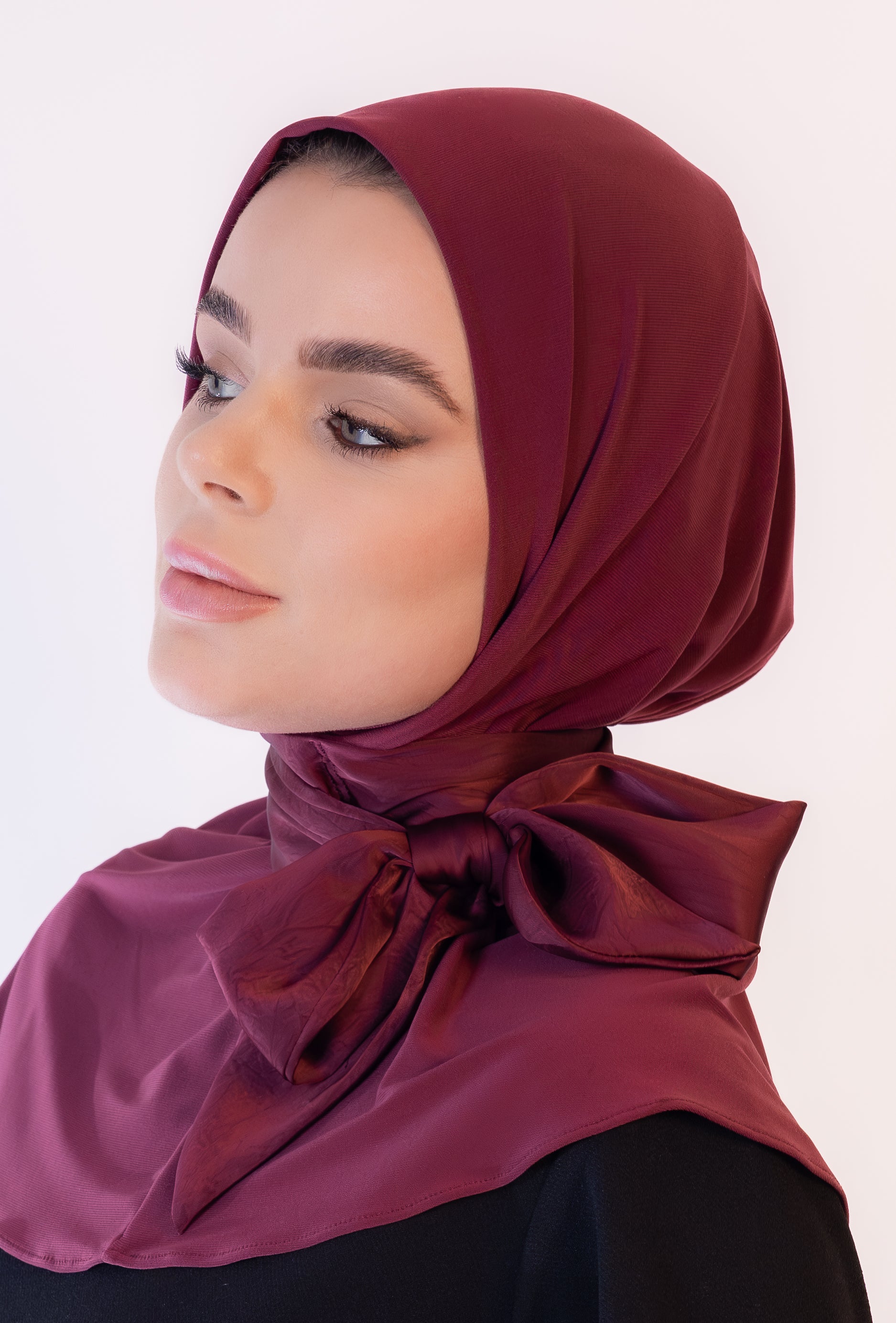 The Bow Hijab- Orchid Rouge